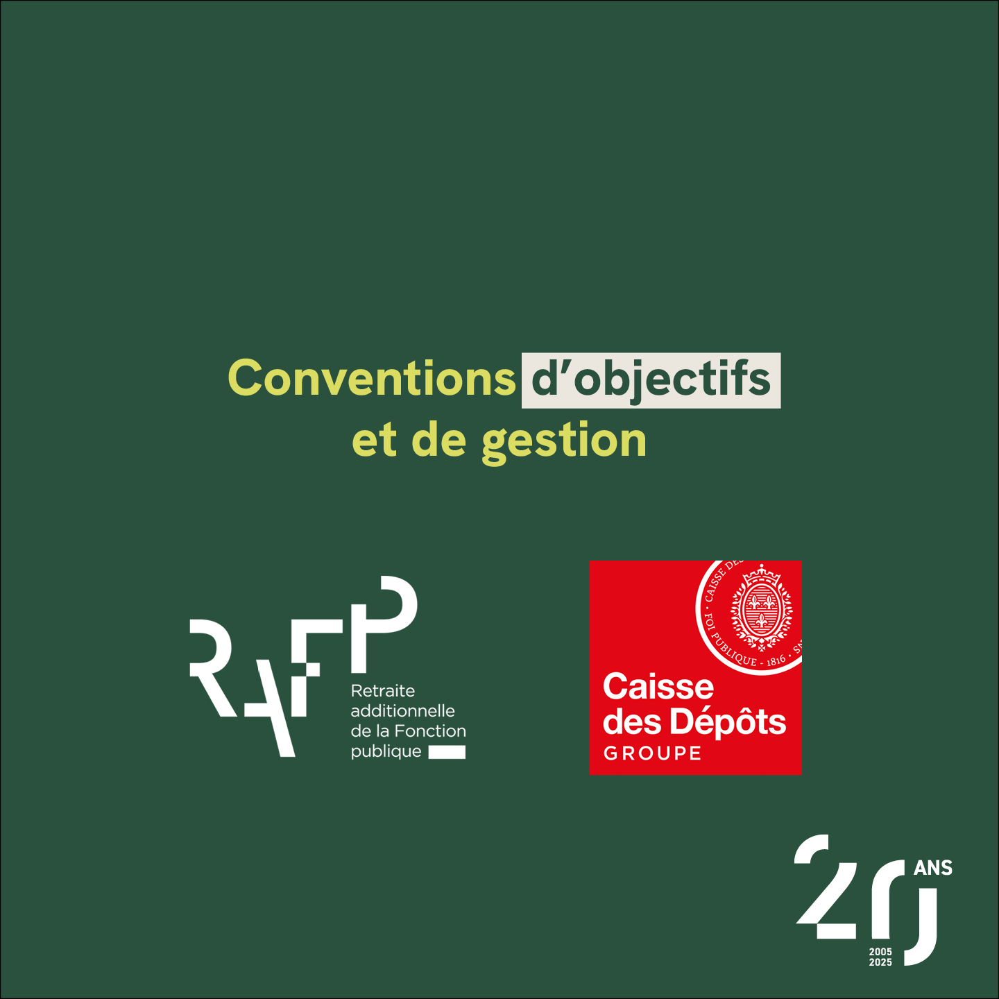 Conventions d’objectifs et de gestion
