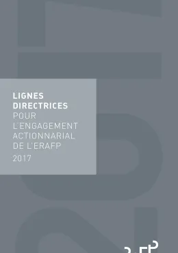 Couverture de l'engagement actionnarial de l'ERAFP - 2017