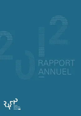 Couverture du rapport annuel 2012 de l'ERAFP